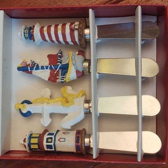 Spreadables Nautical Gourmet Spreaders NIB - Picture 2 of 4